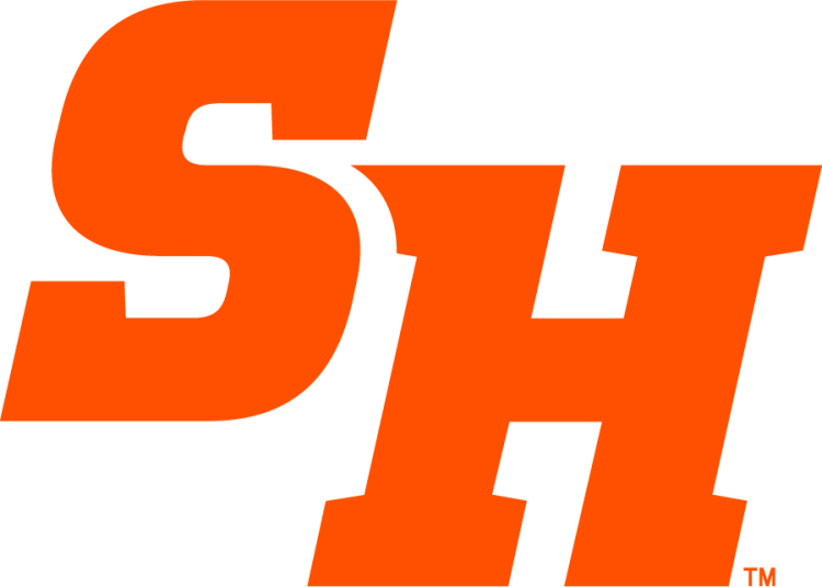 Sam Houston State Bearkats Logo Misc Logo (2025-Pres) - Shorthand Sam Houston State University academic mark featuring a new SH monogram in orange. In Summer 2025, SHSU rebranded its academic identity to bring both academics and athletics under one cohesive identity. The SH monogram derives from the primary athletic SH monogram but without the bearkat paw. SportsLogos.Net