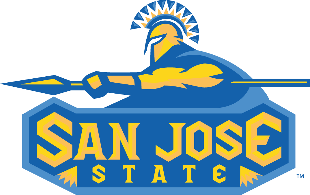 San Jose State Spartans Logo Primary Logo (2000-2005) - Spartan with a spear over script SportsLogos.Net San Jose State Spartans Logo Primary Logo (2000-2005) - Spartan with a spear over script SportsLogos.Net
