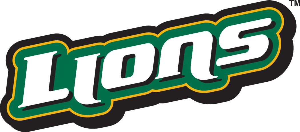Southeastern Louisiana Lions Logo Wordmark Logo (2003-Pres) - Lions in white on green slanted up SportsLogos.Net Southeastern Louisiana Lions Logo Wordmark Logo (2003-Pres) - Lions in white on green slanted up SportsLogos.Net