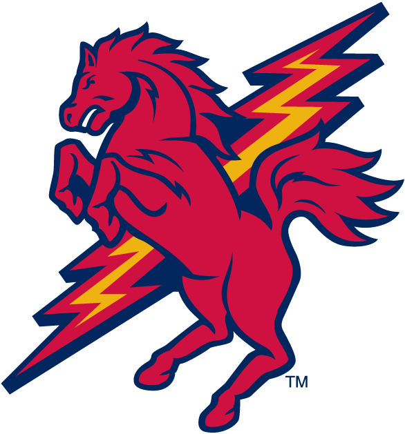 St. Johns Red Storm Logo Alternate Logo (1992-2001) - A horse with lightning bolt. SportsLogos.Net St. Johns Red Storm Logo Alternate Logo (1992-2001) - A horse with lightning bolt. SportsLogos.Net