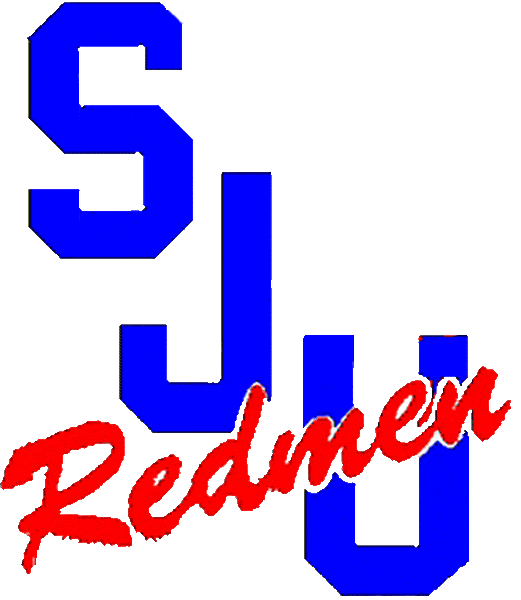 St. Johns Red Storm Logo Primary Logo (1980-1991) - Blue SJU with Redmen in red SportsLogos.Net St. Johns Red Storm Logo Primary Logo (1980-1991) - Blue SJU with Redmen in red SportsLogos.Net