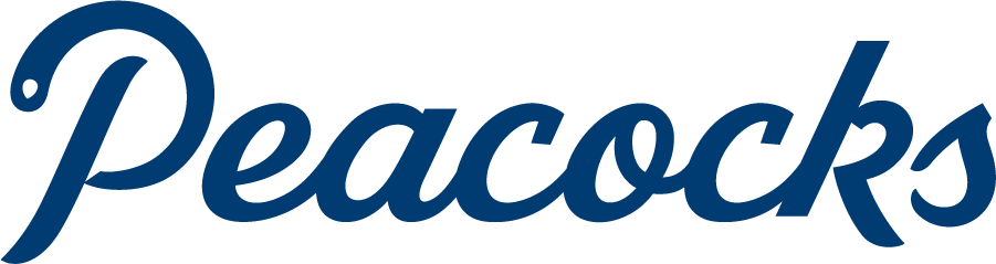 Saint Peters Peacocks Logo Wordmark Logo (2020-Pres) - Saint Peter's redesigned their entire athletic logo program in the Summer of 2020, including this new logotype showing the athletic nickname of the school Saint Peters Peacocks Logo Wordmark Logo (2020-Pres) - Saint Peter's redesigned their entire athletic logo program in the Summer of 2020, including this new logotype showing the athletic nickname of the school