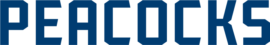 Saint Peters Peacocks Logo Wordmark Logo (2020-Pres) - Saint Peter's redesigned their entire athletic logo program in the Summer of 2020, including this new logotype showing the athletic nickname of the school Saint Peters Peacocks Logo Wordmark Logo (2020-Pres) - Saint Peter's redesigned their entire athletic logo program in the Summer of 2020, including this new logotype showing the athletic nickname of the school