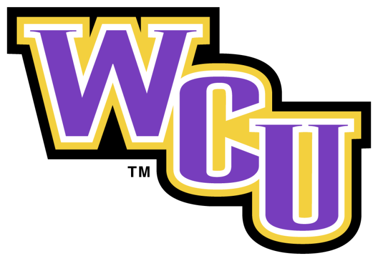 Western Carolina Catamounts Logo Secondary Logo (2003-2008) - Secondary WCU logo in purple & gold. SportsLogos.Net