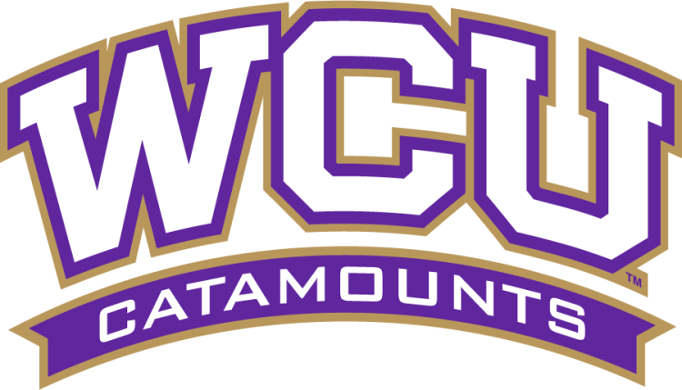 Western Carolina Catamounts Logo Wordmark Logo (2015-2018) - Arched WCU CATAMOUNTS wordmark introduced in April 2015. SportsLogos.Net