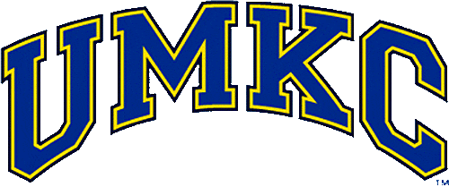 UMKC Kangaroos Logo Wordmark Logo (2005-2007) - UMKC in blue with yellow outline SportsLogos.Net UMKC Kangaroos Logo Wordmark Logo (2005-2007) - UMKC in blue with yellow outline SportsLogos.Net