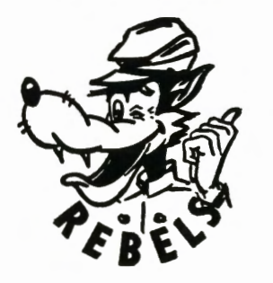 UNLV Rebels Logo Primary Logo (1967-1973) - Wolf named Beauregard in Confederate uniform over reversed arch REBELS. Rebelled against UNR and its wolf-pack mascot in the North. Beauregard\\\'s smirk and wink contrasted with UNR\\\'s ferocious wolf. SportsLogos.Net UNLV Rebels Logo Primary Logo (1967-1973) - Wolf named Beauregard in Confederate uniform over reversed arch REBELS. Rebelled against UNR and its wolf-pack mascot in the North. Beauregard\\\'s smirk and wink contrasted with UNR\\\'s ferocious wolf. SportsLogos.Net