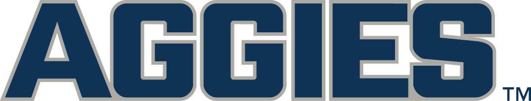 Utah State Aggies Logo Wordmark Logo (2012-Pres) - SportsLogos.Net Utah State Aggies Logo Wordmark Logo (2012-Pres) - SportsLogos.Net