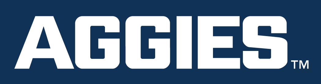 Utah State Aggies Logo Wordmark Logo (2012-Pres) - SportsLogos.Net Utah State Aggies Logo Wordmark Logo (2012-Pres) - SportsLogos.Net