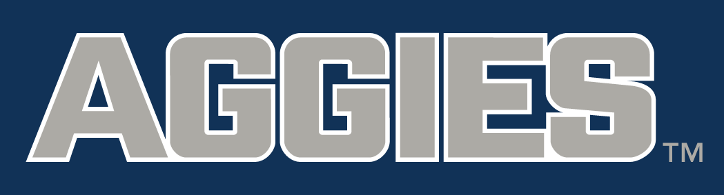 Utah State Aggies Logo Wordmark Logo (2012-Pres) - SportsLogos.Net Utah State Aggies Logo Wordmark Logo (2012-Pres) - SportsLogos.Net