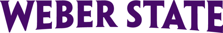 Weber State Wildcats Logo Wordmark Logo (2023-Pres) - Arched Weber State wordmark in purple only, no outlines. Weber State University unveiled updated versions of its existing athletics logos in July 2023 for the 2023-24 school year and beyond. The changes are the first in 11 years. The school implemented the current logos in 2012 that re-did the wildcat head and Weber State word marks that eliminated the previous cat-inside-a-shield logo. The word marks use a bolder typeface and thicker outline colors, including a thick black outline around the main Weber State word mark that appears underneath the cat head in the full, primary logo. SportsLogos.Net