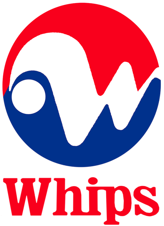 Peninsula Whips Logo Primary Logo (1972-1973) - The Peninsula Whips logo, used for their only two seasons, featured a white scripted 