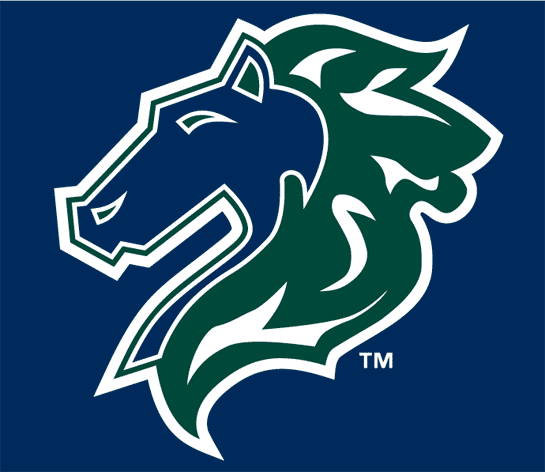 Charlotte Knights Logo Cap Logo (1999-2013) - (Road) Blue and green horse head on blue SportsLogos.Net Charlotte Knights Logo Cap Logo (1999-2013) - (Road) Blue and green horse head on blue SportsLogos.Net