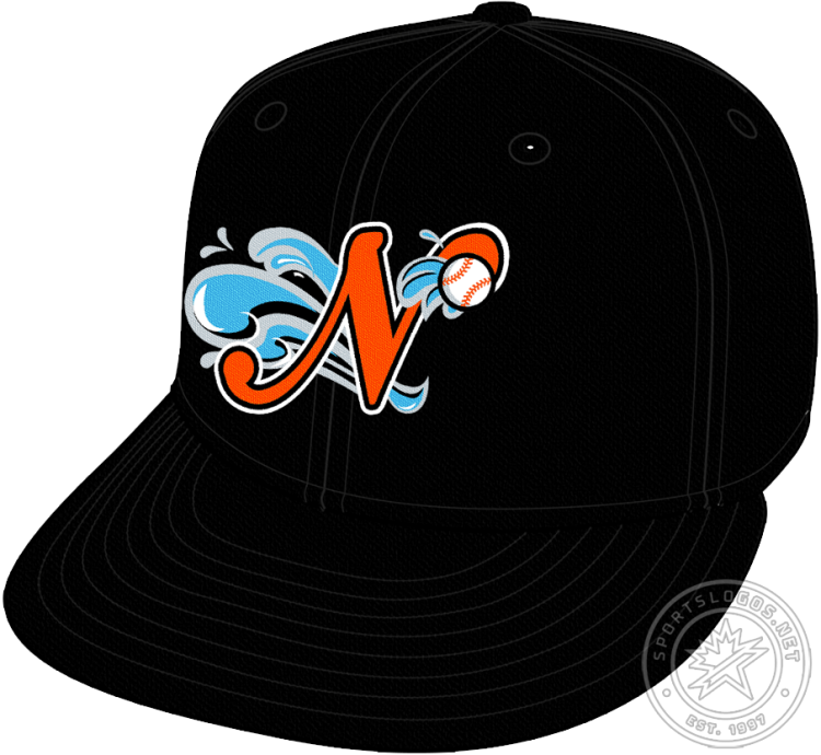 Norfolk Tides Cap Cap (2007-2015) - The Norfolk Tides road cap used from 2007 to 2015 featured an orange 