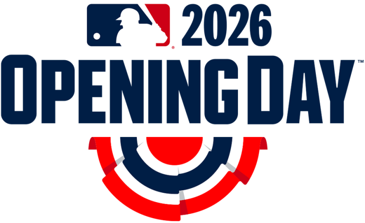  MLB Opening Day Logo Primary Logo (2026) - The 2026 MLB Opening Day logo features 