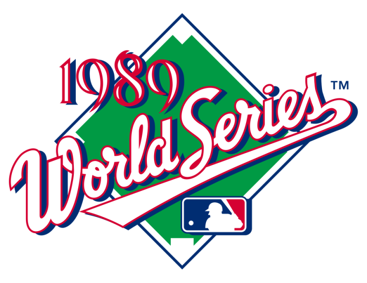  World Series Logo Primary Logo (1989) - 1989 World Series - Oakland Athletics 4, San Francisco Giants 0 SportsLogos.Net