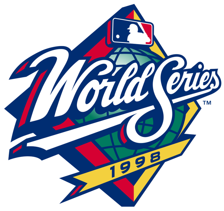  World Series Logo Primary Logo (1998) - 1998 World Series - New York Yankees 4, San Diego Padres 0 SportsLogos.Net