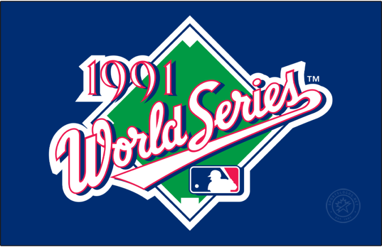 World Series Logo Primary Dark Logo (1991) -  SportsLogos.Net
