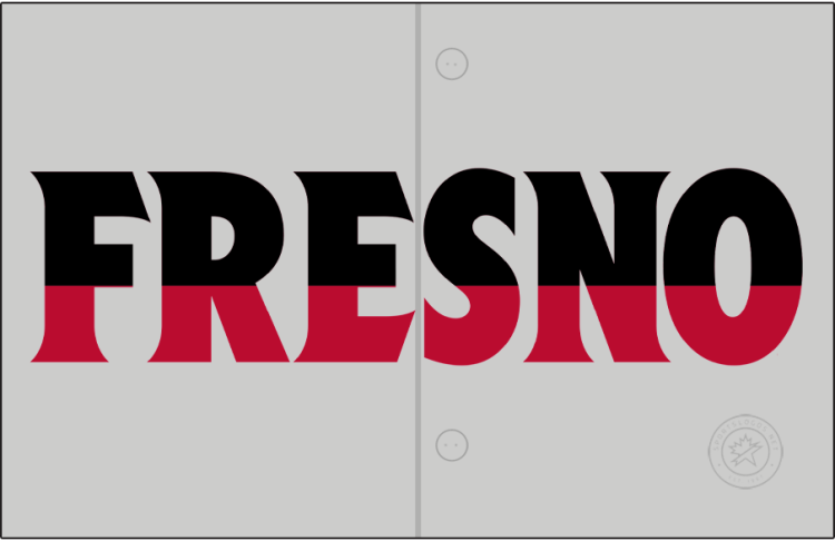 Fresno Grizzlies Logo Jersey Logo (2021-Pres) - The Fresno Grizzlies road jersey logo features 