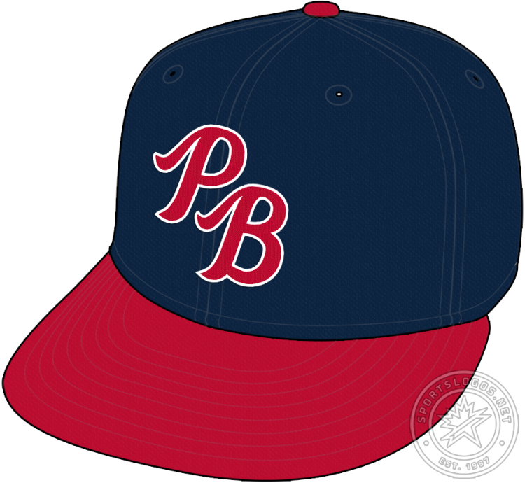Palm Beach Cardinals Cap Cap (2003-2014) - The Palm Beach Cardinals road cap from 2003 to 2014 featured 