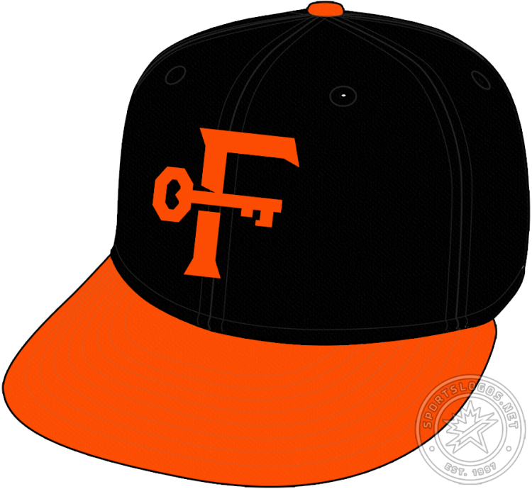 Frederick Keys Cap Cap (2026-Pres) - The Frederick Keys home and road cap features an orange 