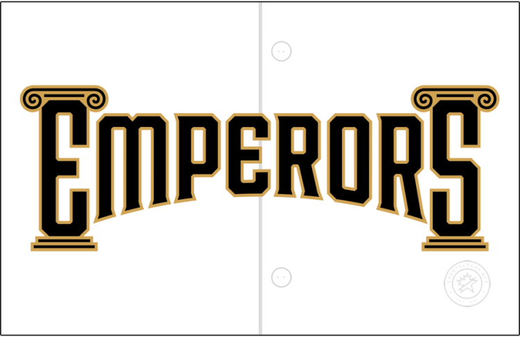 Rome Emperors Logo Jersey Logo (2024-Pres) - The Rome Emperors home jersey logo features 