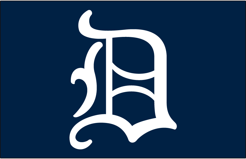 Detroit Tigers Logo Cap Logo (1966-1967) - A white D on a blue cap, worn on Tigers caps in 1966 and 1967 SportsLogos.Net Detroit Tigers Logo Cap Logo (1966-1967) - A white D on a blue cap, worn on Tigers caps in 1966 and 1967 SportsLogos.Net