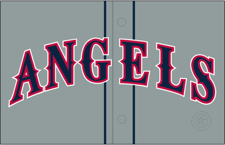 California Angels Logo Jersey Logo (1993-1996) - (Road) 