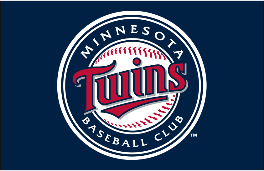 Minnesota Twins Logo Primary Dark Logo (2010-Pres) - Twins primary mark on dark blue SportsLogos.Net Minnesota Twins Logo Primary Dark Logo (2010-Pres) - Twins primary mark on dark blue SportsLogos.Net
