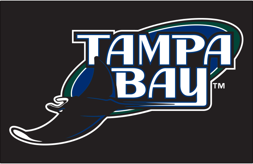 Tampa Bay Devil Rays Logo Primary Dark Logo (2001-2007) - Tampa Bay Devil Rays logo on black SportsLogos.Net Tampa Bay Devil Rays Logo Primary Dark Logo (2001-2007) - Tampa Bay Devil Rays logo on black SportsLogos.Net
