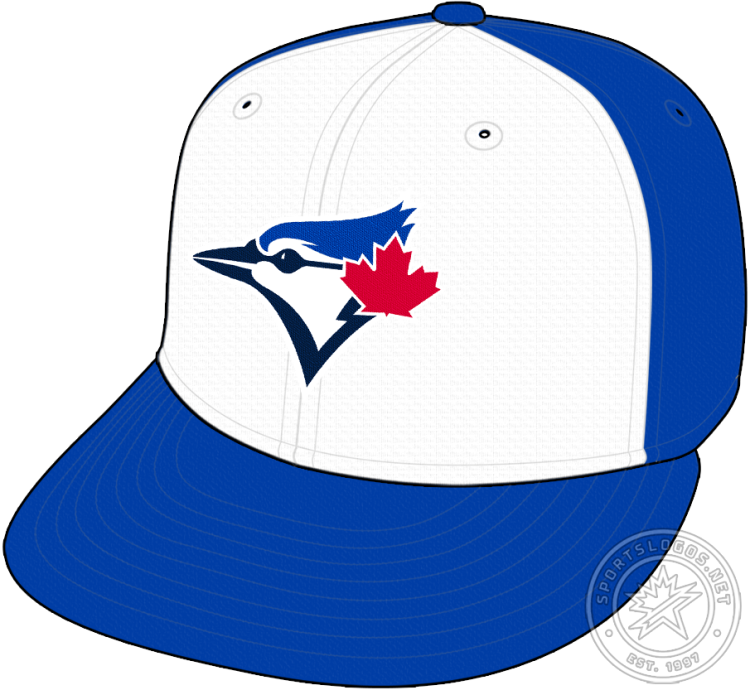 Toronto Blue Jays Cap Cap (2020-Pres) - Royal blue cap with white front panel and Blue Jays primary logo, worn as an alternate cap and usually paired with the Blue Jays home or royal blue alternate jerseys. First introduced in 2015, the shade of red on this logo was altered slightly for 2020. Though officially listed as an active alternate cap throughout, the Blue Jays did not wear this cap at all during the 2023 or 2024 seasons before wearing it several times in 2025 during the final week of the regular season and throughout the Postseason and World Series. SportsLogos.Net Toronto Blue Jays Cap Cap (2020-Pres) - Royal blue cap with white front panel and Blue Jays primary logo, worn as an alternate cap and usually paired with the Blue Jays home or royal blue alternate jerseys. First introduced in 2015, the shade of red on this logo was altered slightly for 2020. Though officially listed as an active alternate cap throughout, the Blue Jays did not wear this cap at all during the 2023 or 2024 seasons before wearing it several times in 2025 during the final week of the regular season and throughout the Postseason and World Series. SportsLogos.Net