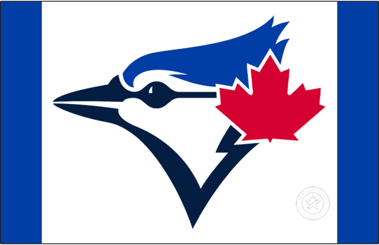 Toronto Blue Jays Logo Cap Logo (2020-Pres) - Royal blue cap with white front panel and Blue Jays primary logo, worn as an alternate cap and usually paired with the Blue Jays home or royal blue alternate jerseys. First introduced in 2015, the shade of red on this logo was altered slightly for 2020. Though officially listed as an active alternate cap throughout, the Blue Jays did not wear this cap at all during the 2023 or 2024 seasons before wearing it several times in 2025 during the final week of the regular season and throughout the Postseason and World Series. SportsLogos.Net