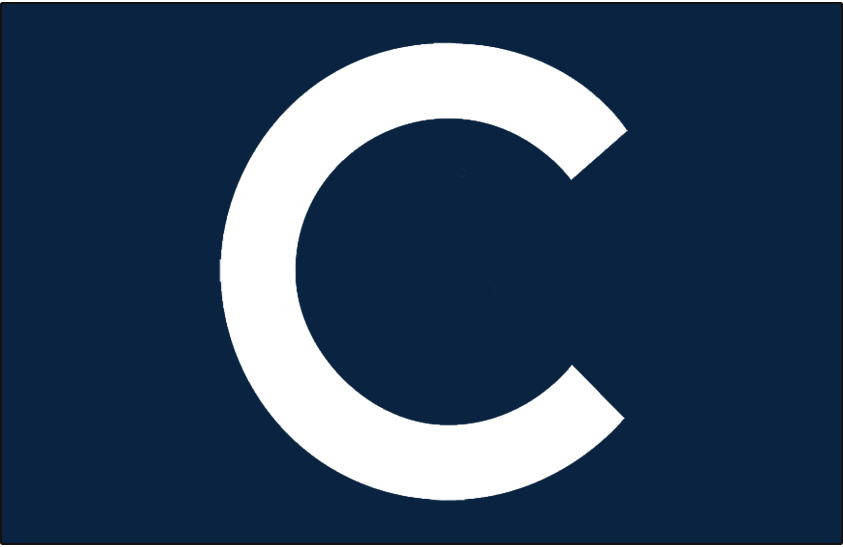 Chicago Cubs Logo Cap Logo (1911-1912) - A white C on navy blue, worn on Chicago Cubs home and road caps in 1911 and 1912 SportsLogos.Net Chicago Cubs Logo Cap Logo (1911-1912) - A white C on navy blue, worn on Chicago Cubs home and road caps in 1911 and 1912 SportsLogos.Net