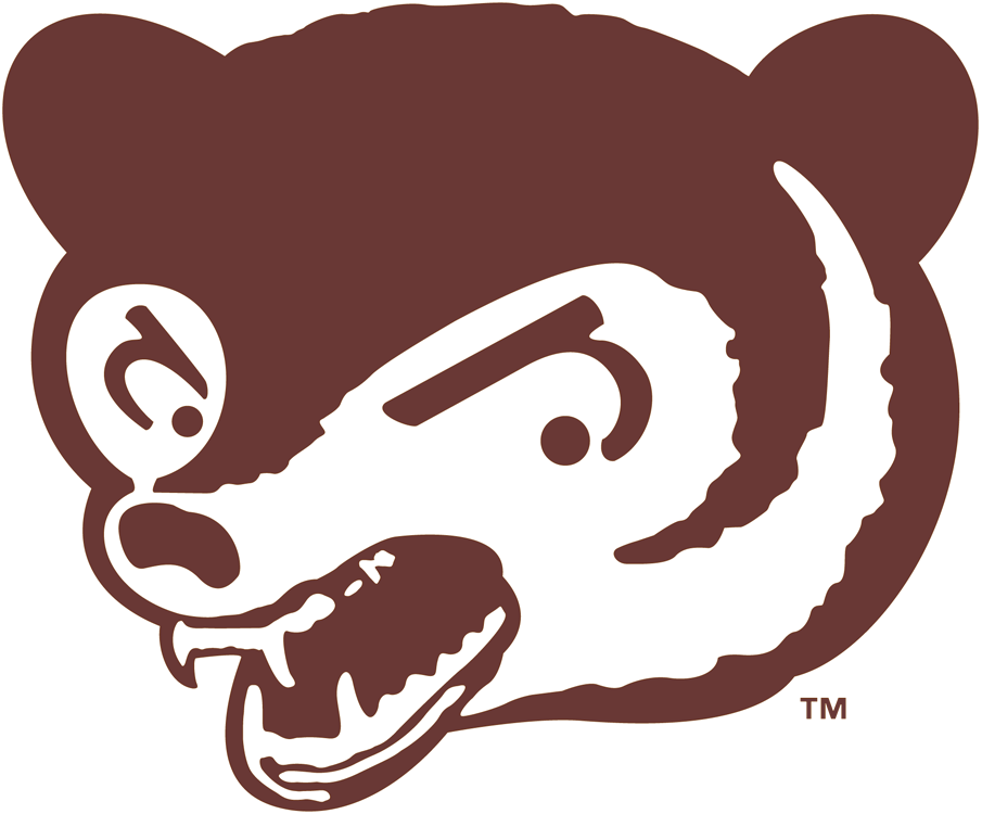 Chicago Cubs Primary Logo (1941-1945) - The brown head of an angry bear cub SportsLogos.Net