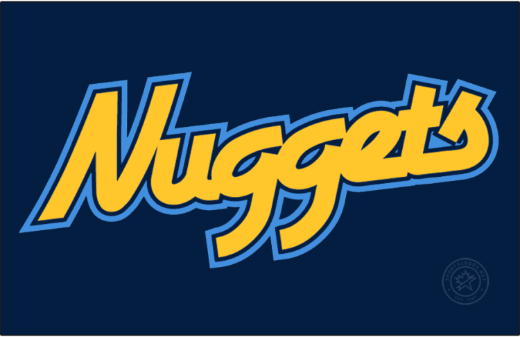 Denver Nuggets Logo Jersey Logo (2004/05-2011/12) - The Denver Nuggets alternate jersey logo featured 