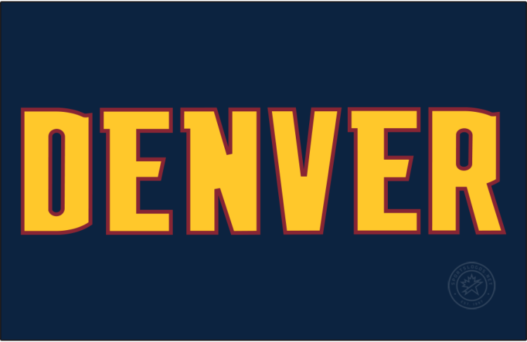 Denver Nuggets Logo Jersey Logo (2018/19-Pres) - The Denver Nuggets 