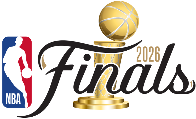  NBA Finals Logo Primary Logo (2025/26) - The 2026 NBA Finals Logo shows the NBA logo to the left of the word 
