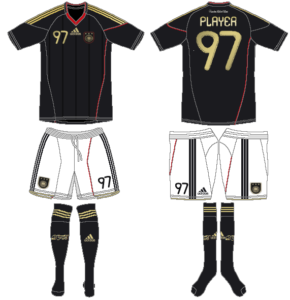 Germany  Uniform Road Uniform (2010-2012) -  SportsLogos.Net