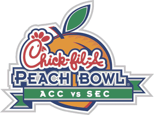 Peach Bowl Logo Primary Logo (2004-2005) - Chick-fil-A Peach Bowl ACC vs SEC SportsLogos.Net Peach Bowl Logo Primary Logo (2004-2005) - Chick-fil-A Peach Bowl ACC vs SEC SportsLogos.Net