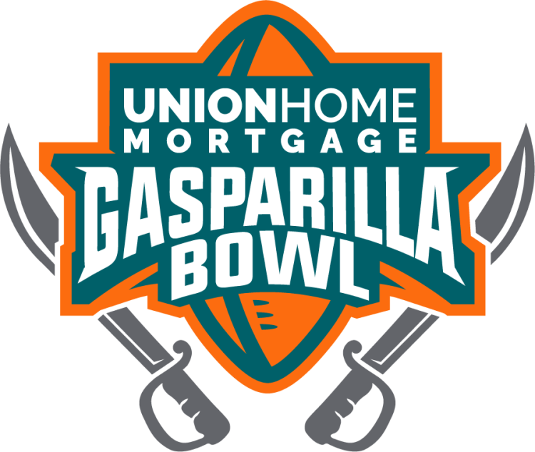 Gasparilla Bowl Logo Primary Logo (2024-Pres) - Union Home Mortgage Gasparilla Bowl logo with updated corporate logo at the top. SportsLogos.Net