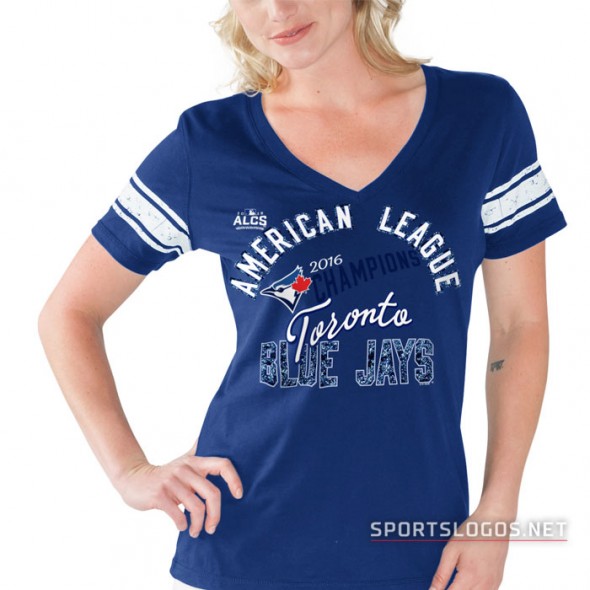 Toronto Blue Jays T- shirt Women's Royal 2015 Postseason Take