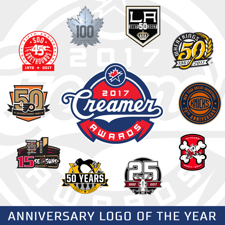 2017 Creamer Awards Anniversary Logo Finalists Chris Creamer's