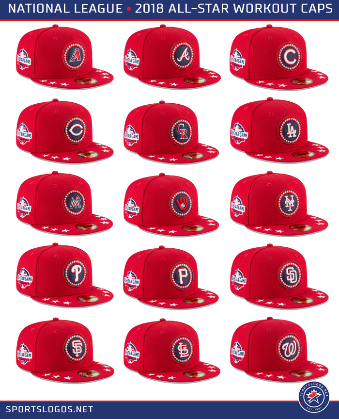 mlb all star caps
