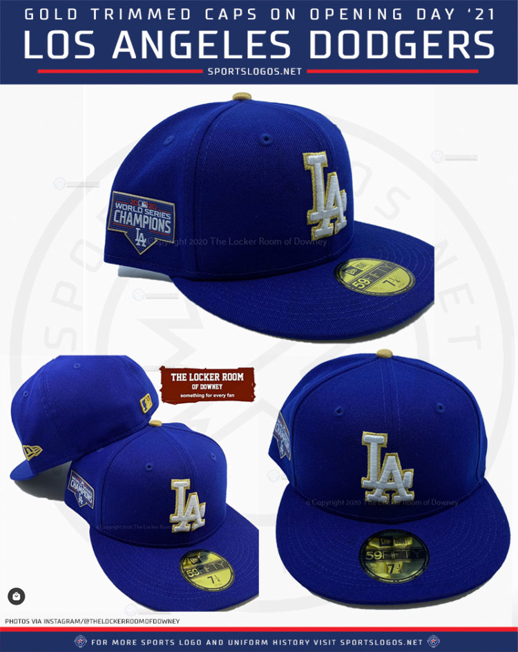 Dodgers Gold-Trimmed World Series Champions Cap Leaked 