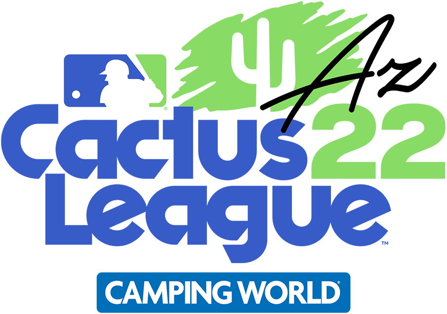 MLB 2022 Spring Training Cactus League Logo on a transparent background