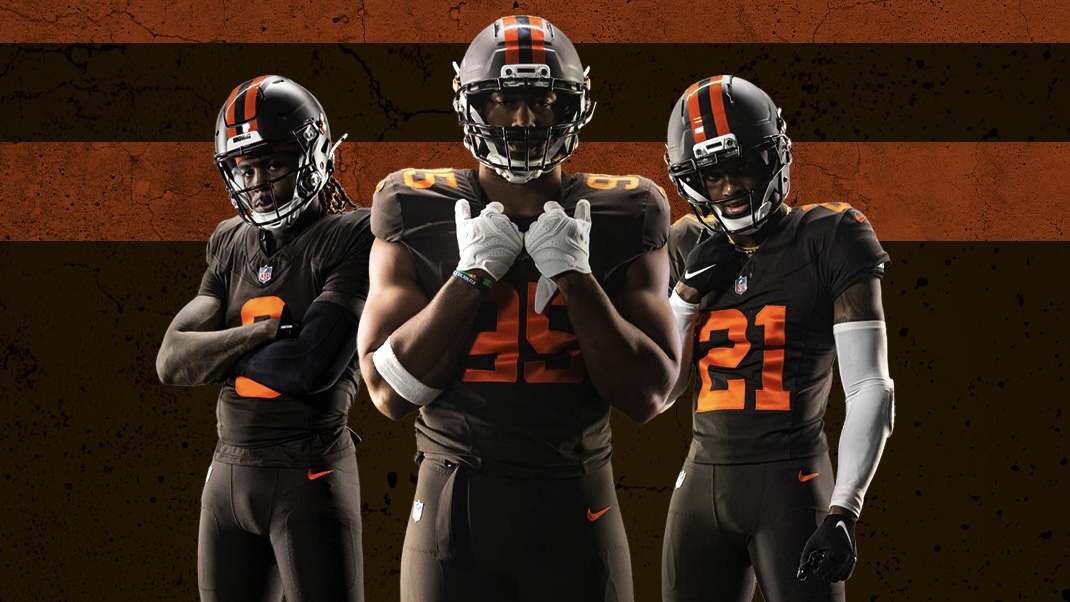 Cleveland Browns Unveil New Brown Alternate Helmets, To Be Paired With Color Rush Uniforms