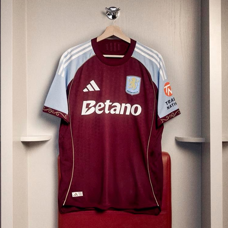 Manchester United, Napoli, Bayer Leverkusen Headline Latest Round of European Kit Launches – SportsLogos.Net News 6 aston villa home 1 20250717 european kit shirt jersey uniform unveilings spain la liga england premier league germany bundesliga france ligue 1 italy serie a