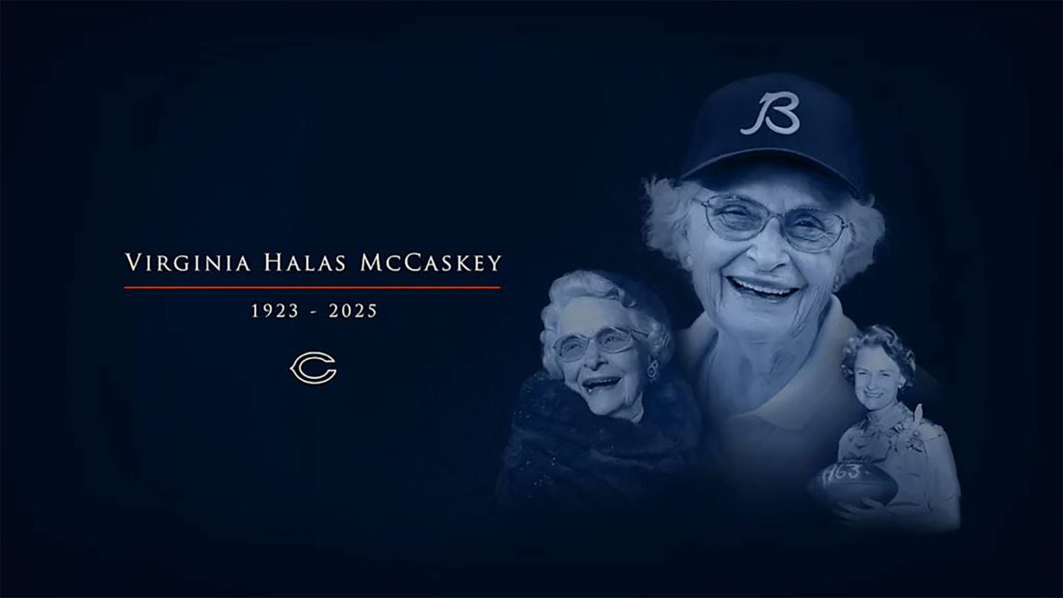 Chicago Bears To Wear Patch, Forgo Alternate, Throwback Uniforms To Honor Virginia Halas McCaskey