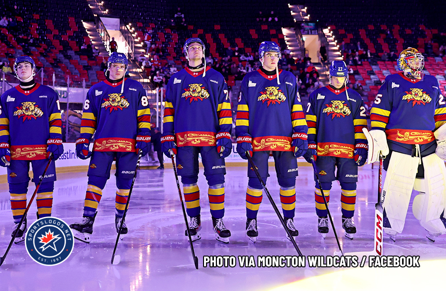 QMJHL’s Moncton Wildcats Mark 30th Season With New Brunswick Flag-Inspired Jerseys