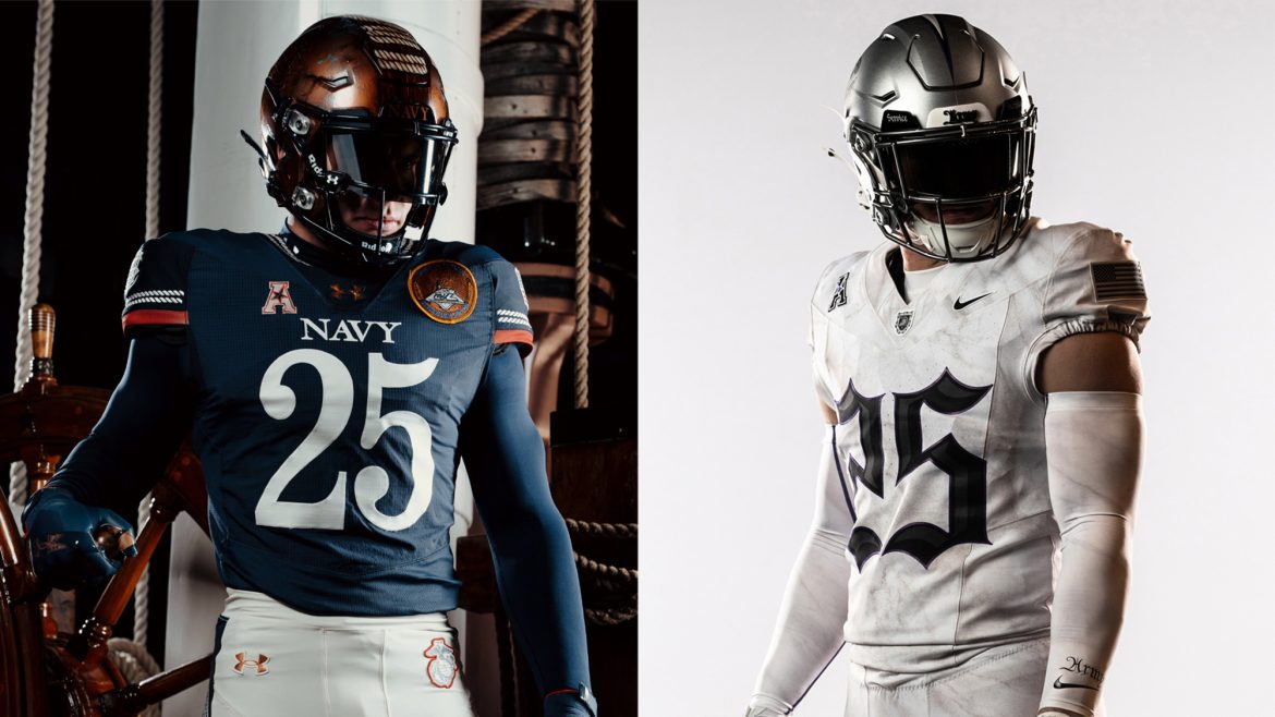 Army Black Knights, Navy Midshipmen Unveil Alternate Uniforms For 2025 Army-Navy Game